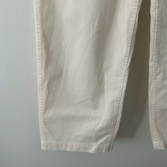 Madewell Women's Tapered Leg Utility Cotton Chino Pants Khaki 29 New - Picture 5 of 8